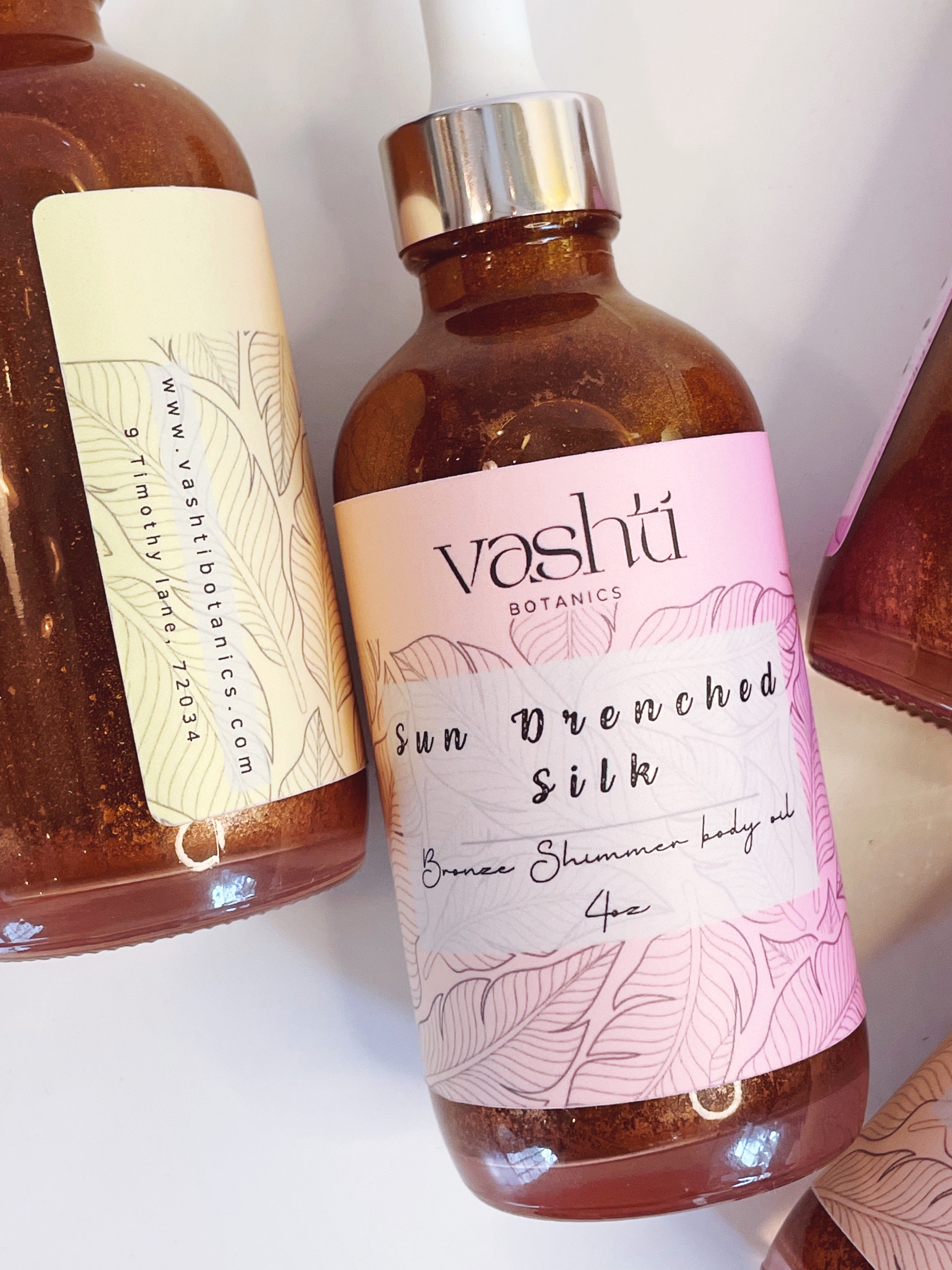 Sun Drenched Silk Bronze Shimmer Body Oil
