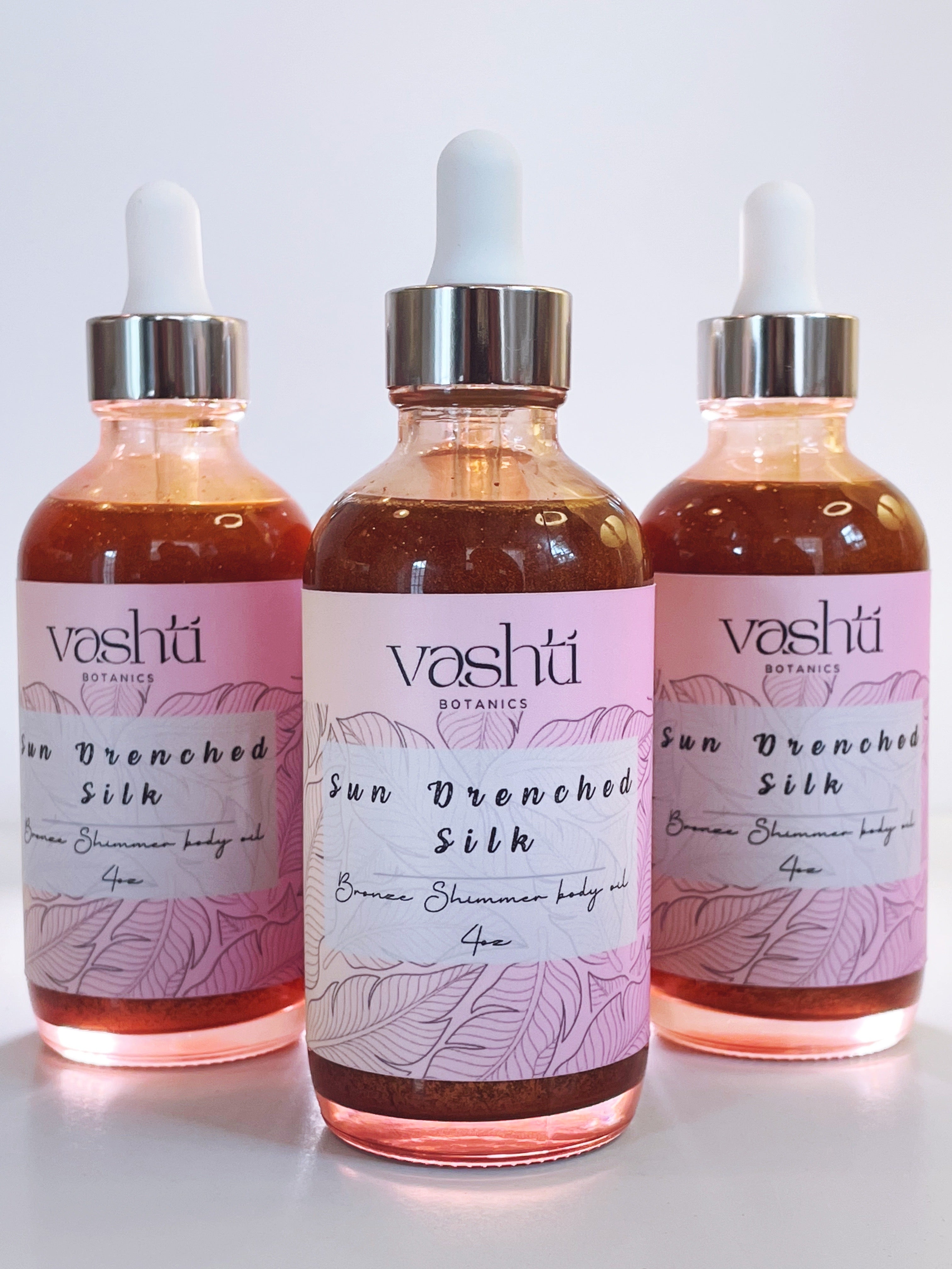 Sun Drenched Silk Bronze Shimmer Body Oil