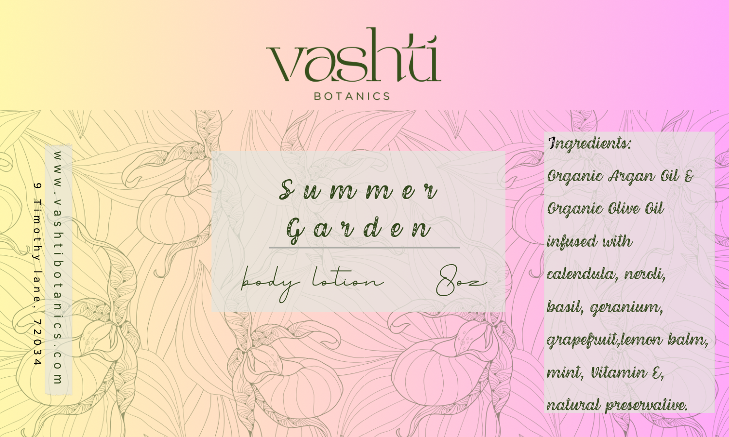 Summer Garden Body Lotion