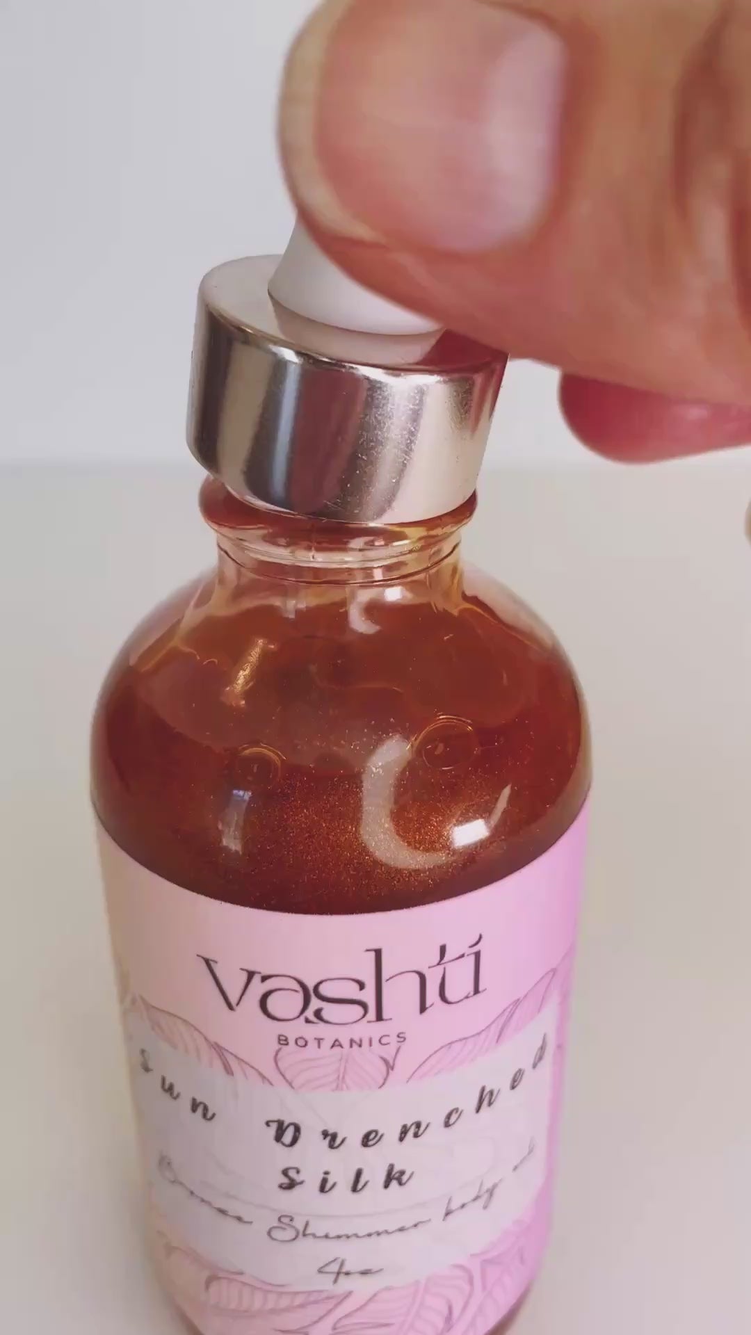 Sun Drenched Silk Bronze Shimmer Body Oil